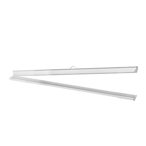 Transparant poster clips
